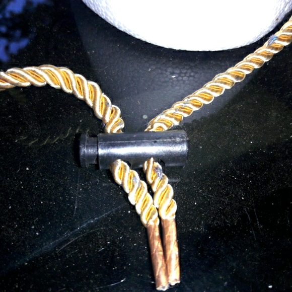 Aussie Outback Brown Canvas Hat w Draw strings and - Picture 6 of 7